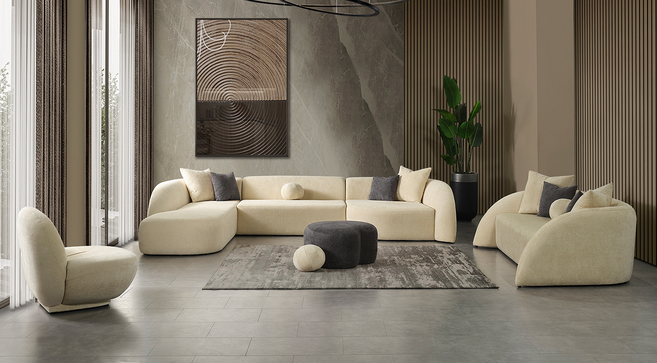 Love Kanepeli Köşe Koltuk Takımı Köşe Koltuk