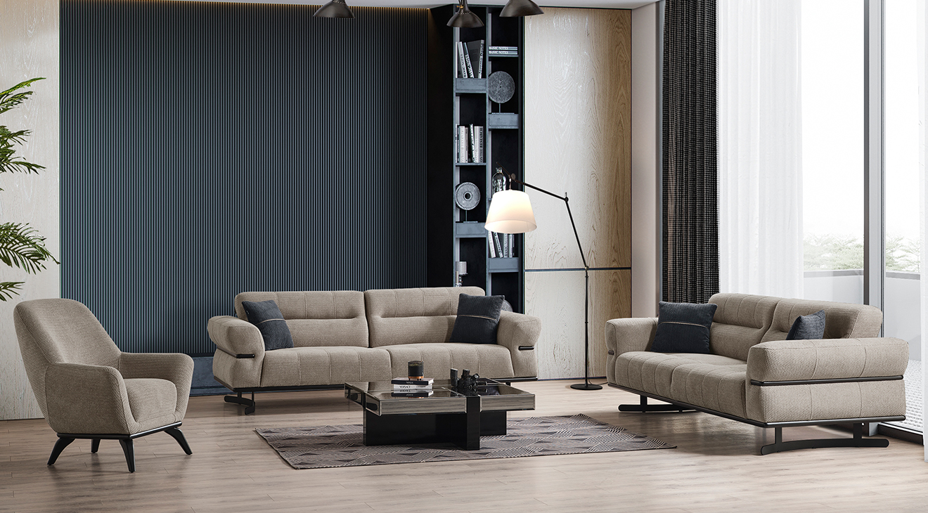 Octavia Yataklı Modern Koltuk Takımı Modern Koltuk Takımı