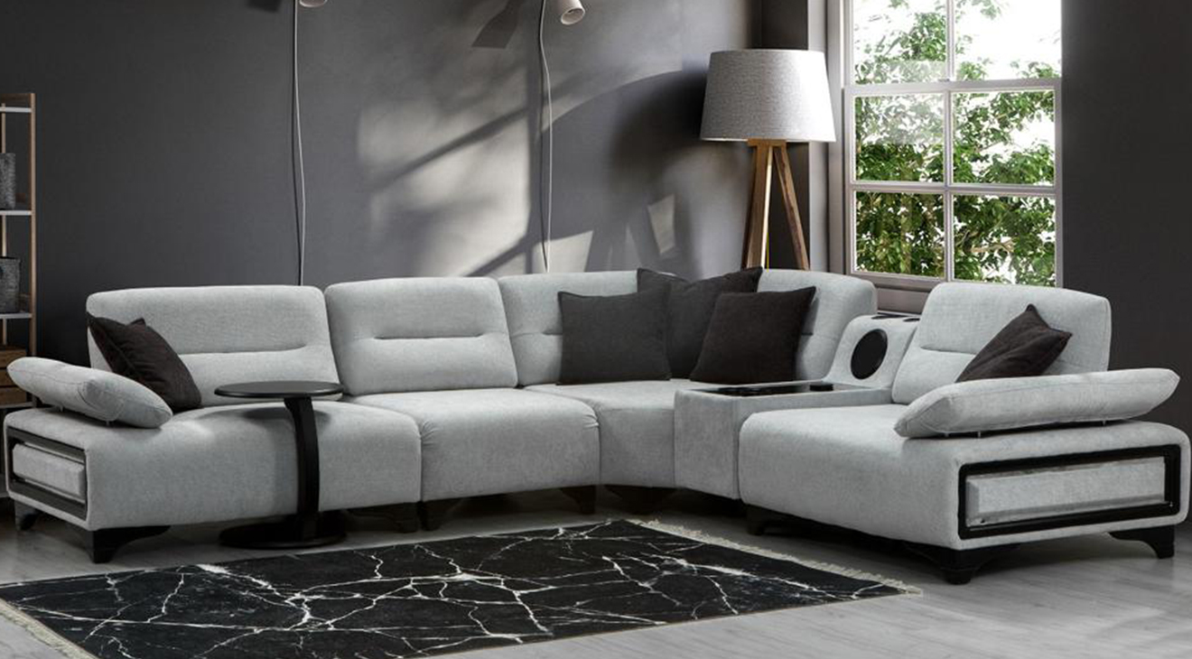 Lotus Yataklı Ses Sistemli Köşe Koltuk Takımı Yataklı KöşeTakımları