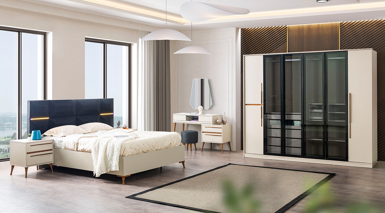 Alvin 6 Kapaklı Yatak Odası Takımı Yatak Odası