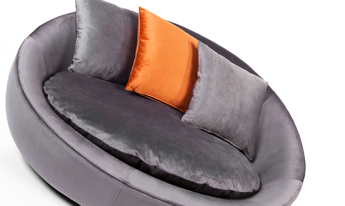 Fotelja Gri Berjer Tekli Koltuk