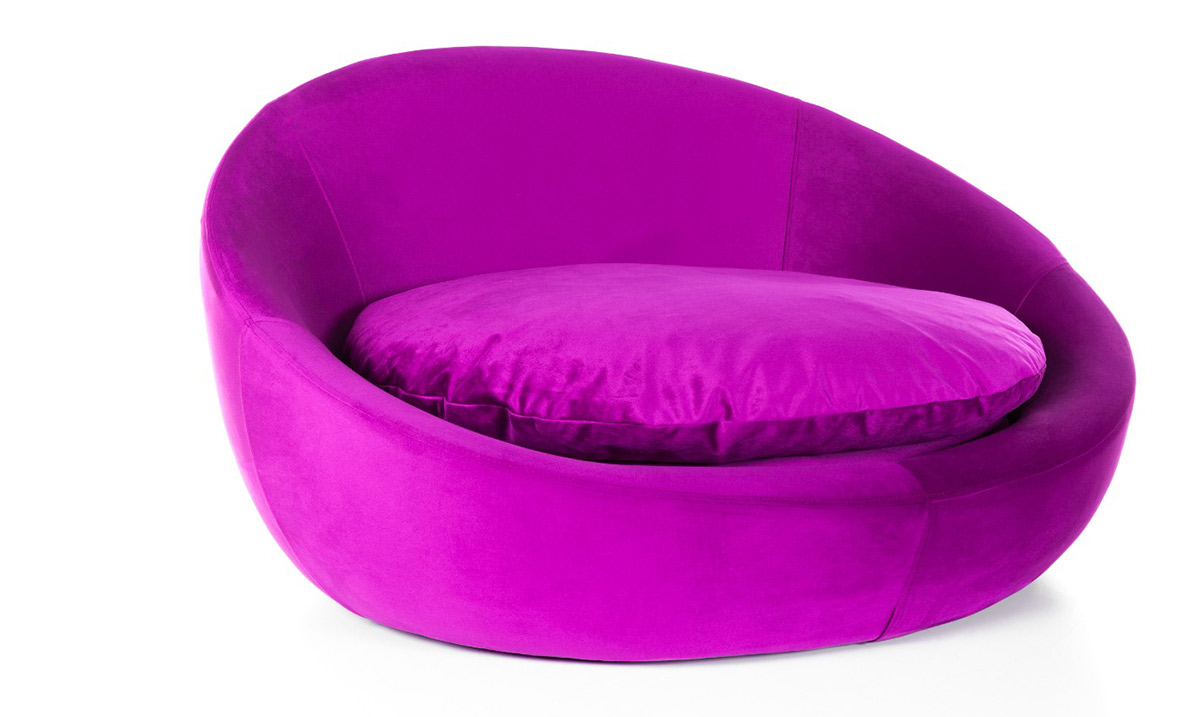 Fotelja Mor Berjer Tekli Koltuk