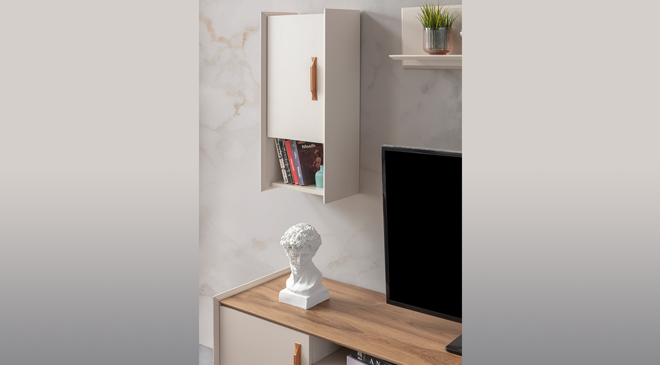 Giza Ahşap Ayaklı Tv Ünitesi TV Ünitesi