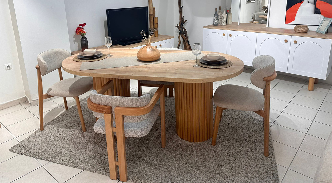 Bohem Yemek Odası Takımı Yemek Odası