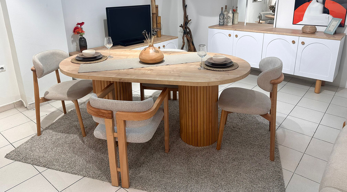 Bohem Yemek Odası Takımı Yemek Odası