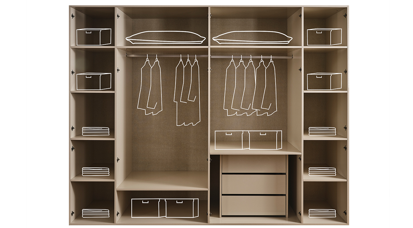 Velar 6 Kapaklı Yatak Odası Takımı Yatak Odası