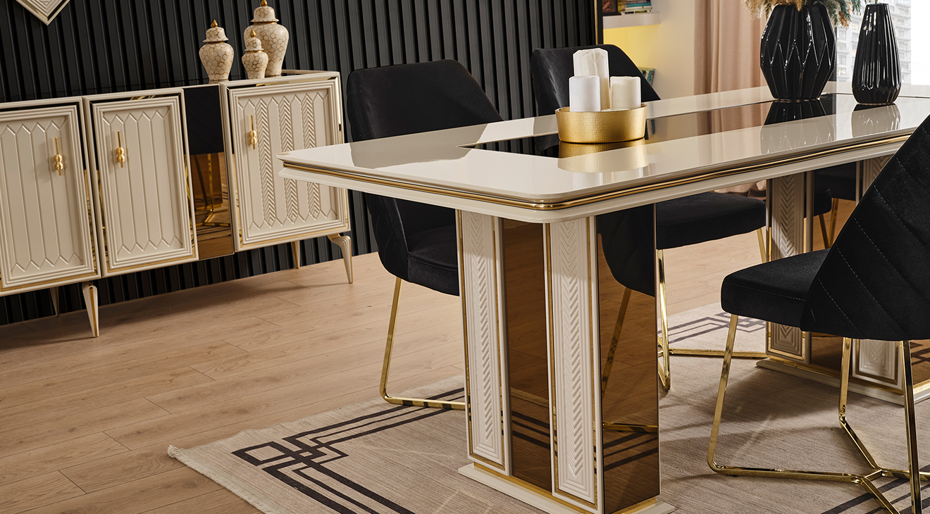 Velar Modern Yemek Odası Takımı Yemek Odası