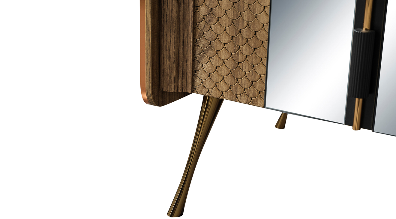 Retro Ceviz Tv Ünitesi TV Ünitesi