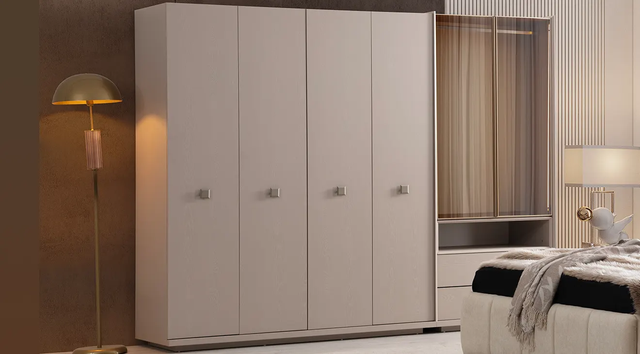 İnci 6 Kapaklı Yatak Odası Takımı Yatak Odası