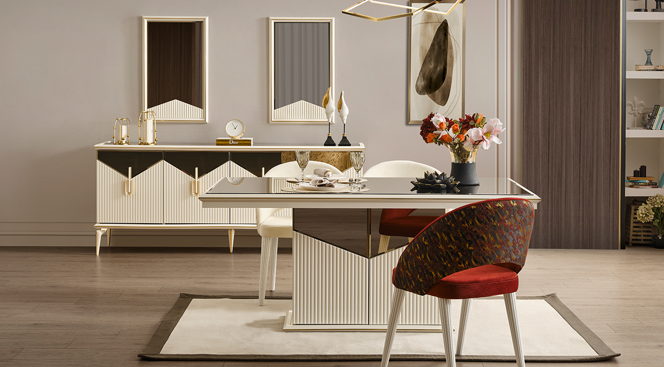 Side Modern Yemek Odası Takımı 2 Yemek Odası