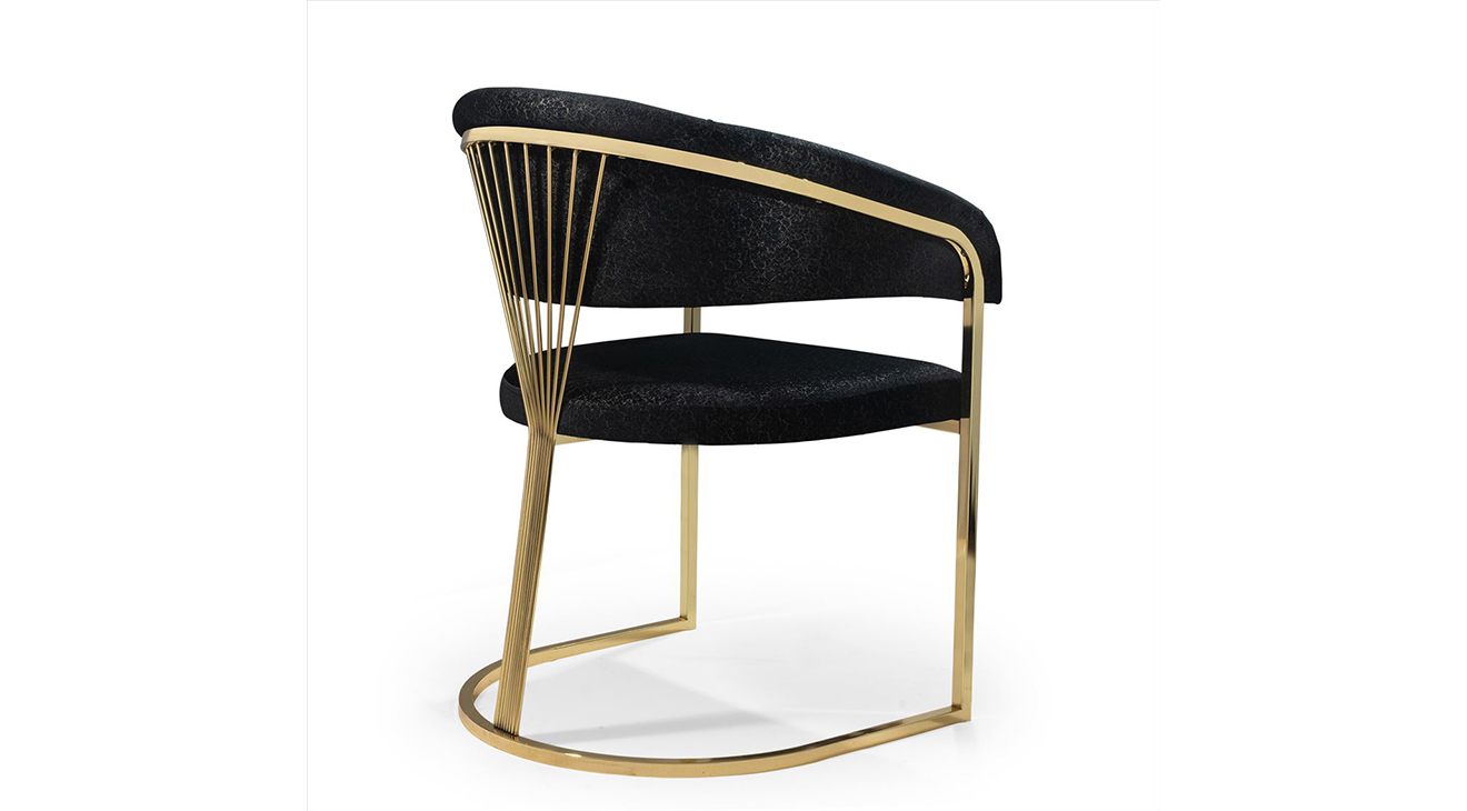 Rüya Gold Metal Ayaklı Sandalye Sandalye
