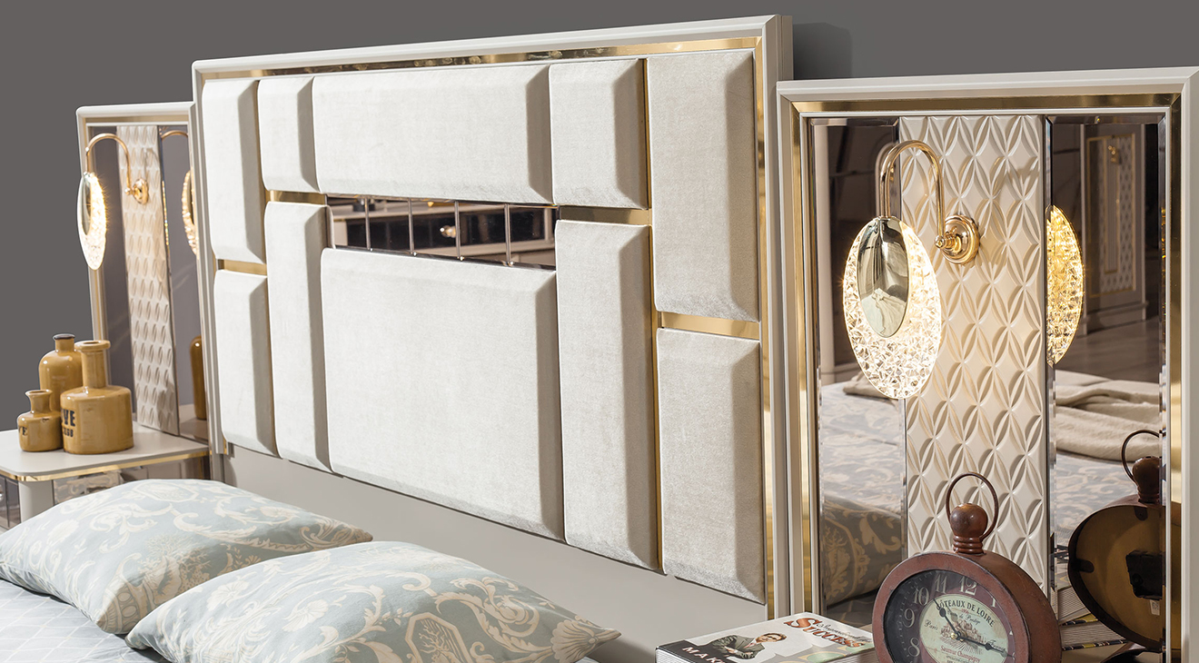 Kristal 6 Kapaklı Yatak Odası Takımı Yatak Odası