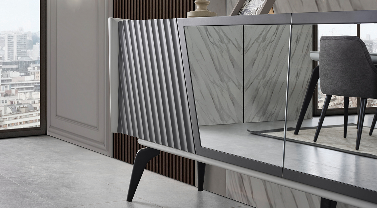 Gloria Ahşap Ayaklı Yemek Odası Takımı Yemek Odası