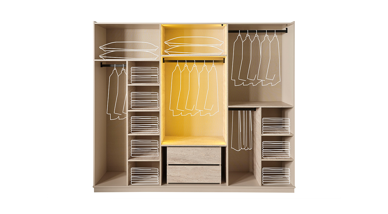 Zara 6 Kapaklı Yatak Odası Takımı Yatak Odası