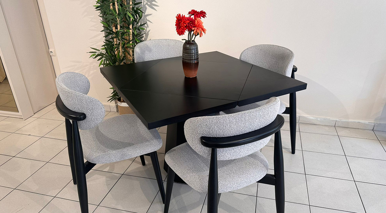 Kare Olabilen Masa Masa Sandalye