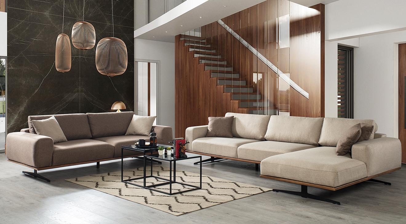 Rahat Kanepeli Köşe Koltuk Takımı Köşe Koltuk