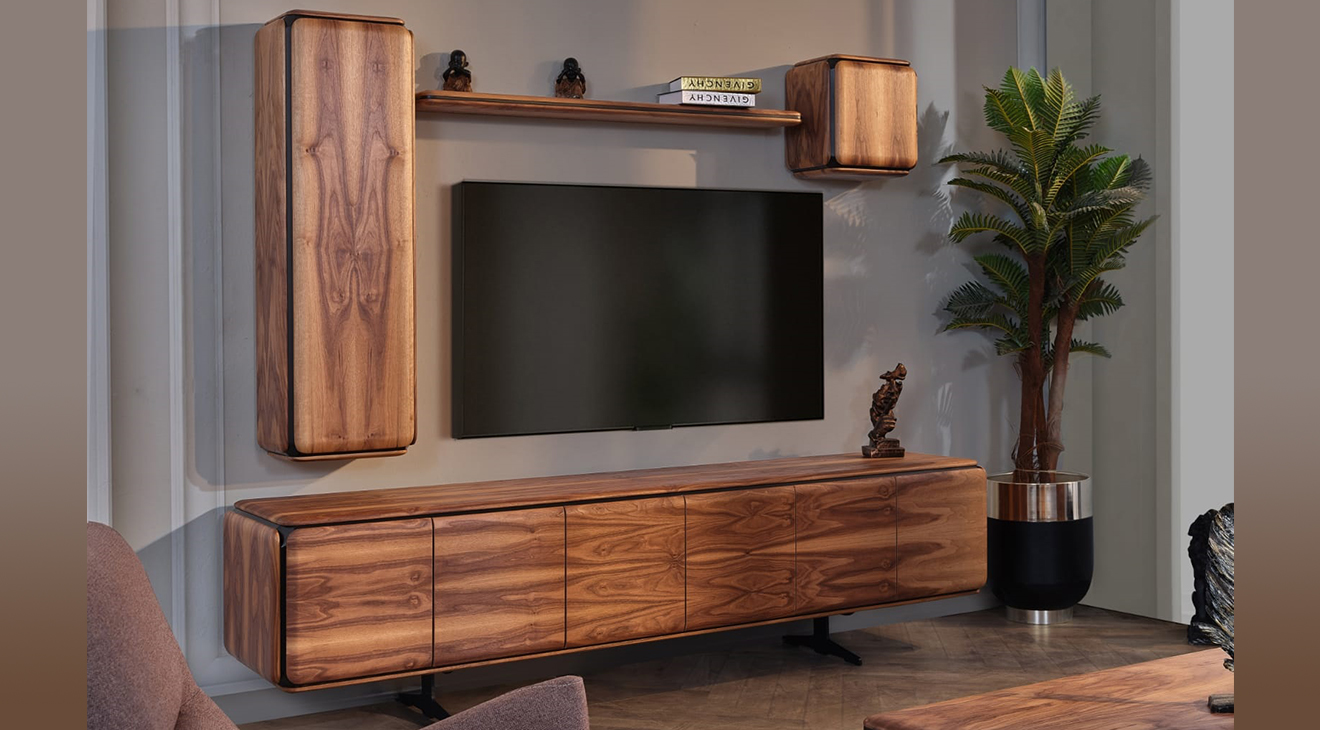 Hema Plus Ceviz Tv Ünitesi TV Ünitesi