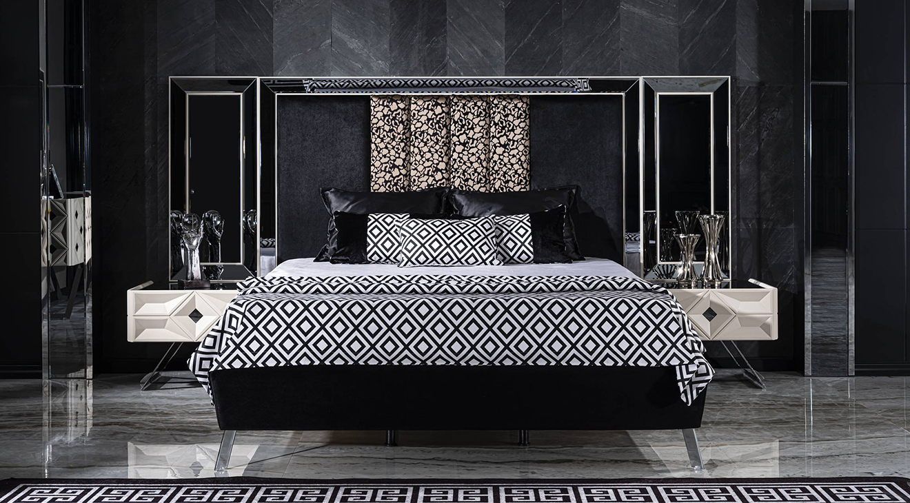 Asus Metal Ayaklı Yatak Odası Takımı Yatak Odası