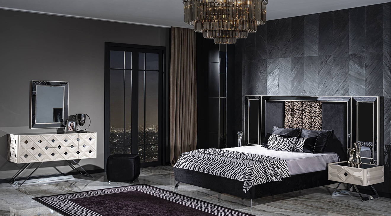 Asus Metal Ayaklı Yatak Odası Takımı Yatak Odası