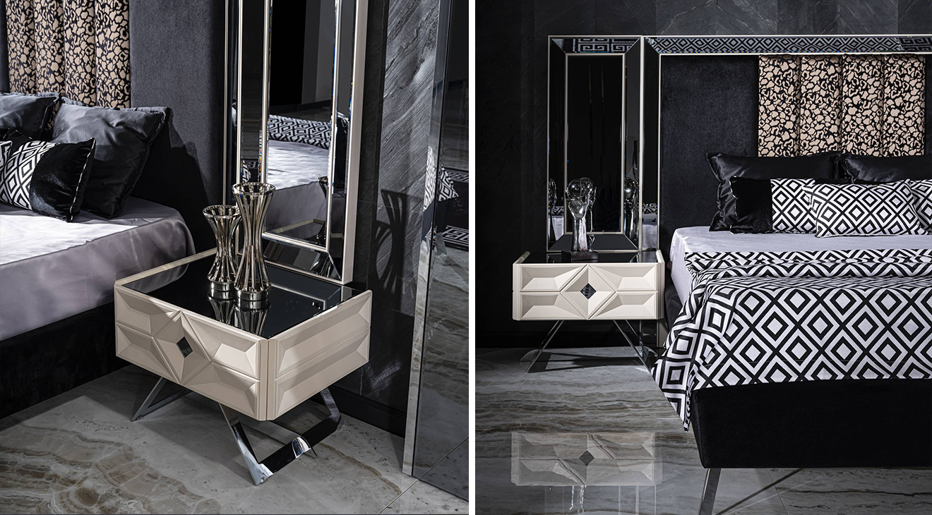 Asus Metal Ayaklı Yatak Odası Takımı Yatak Odası