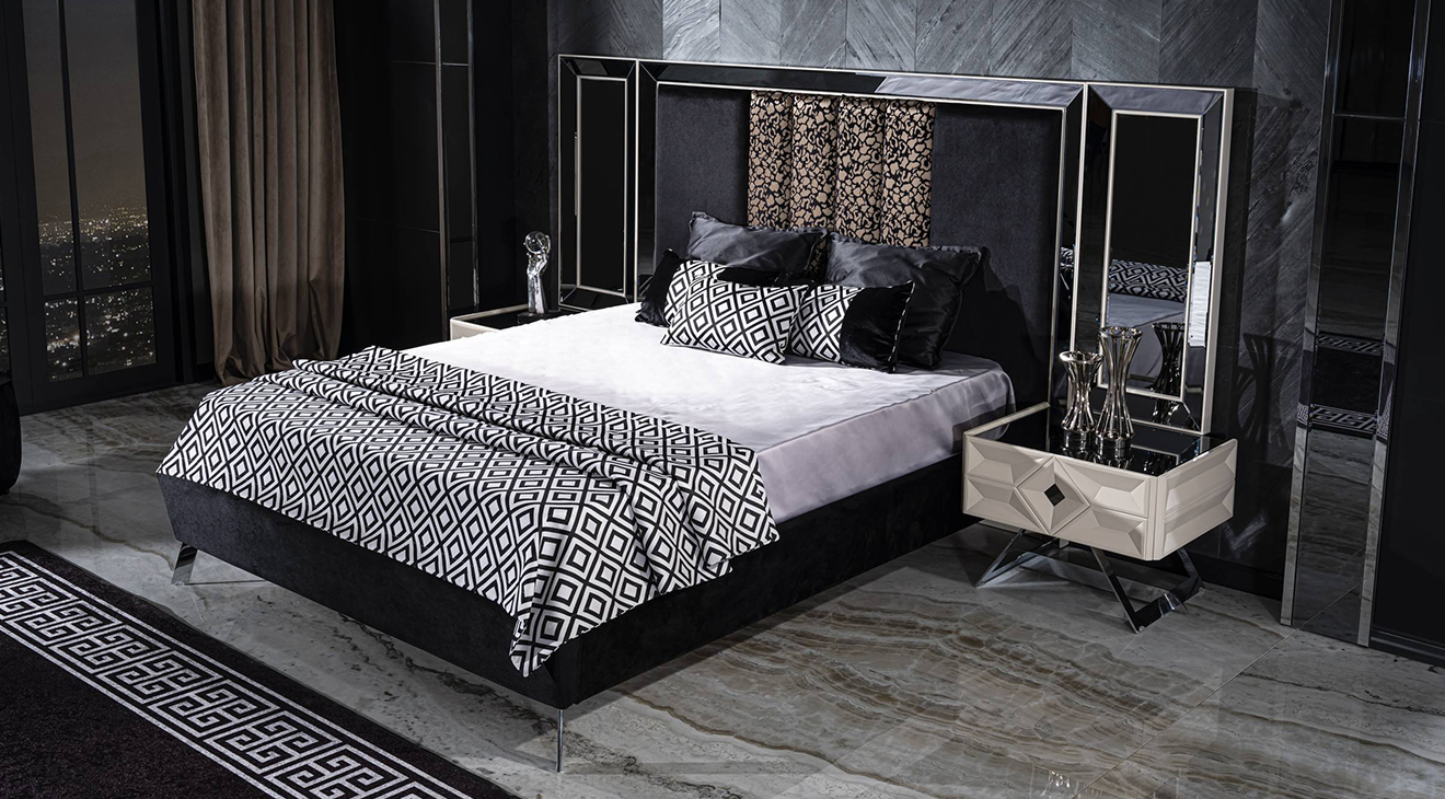 Asus Metal Ayaklı Yatak Odası Takımı Yatak Odası