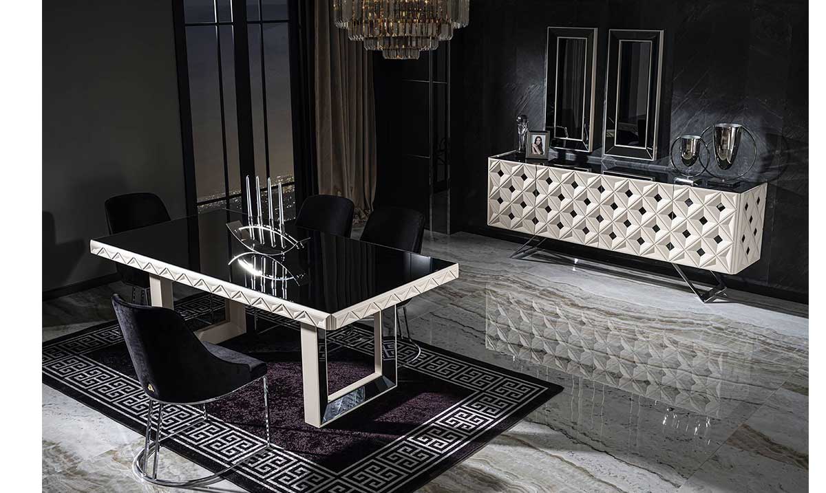 Asus Metal Ayaklı Yemek Odası Takımı Yemek Odası