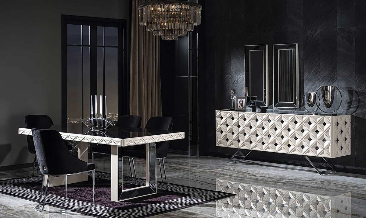 Asus Metal Ayaklı Yemek Odası Takımı Yemek Odası