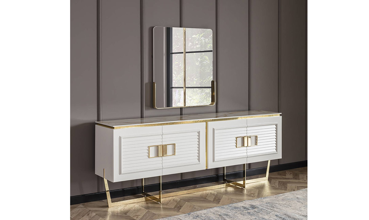 Gloria Metal Ayaklı Yemek Odası Takımı Yemek Odası