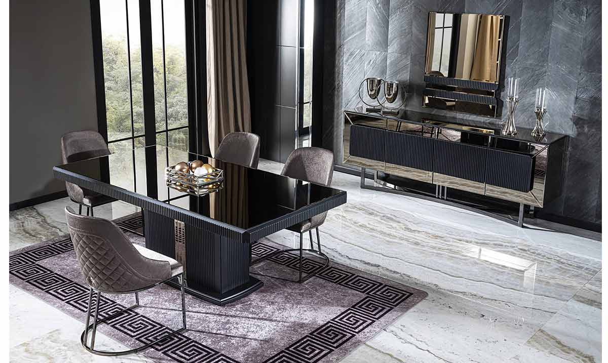 Lion Metal Ayaklı Yemek Odası Takımı Yemek Odası