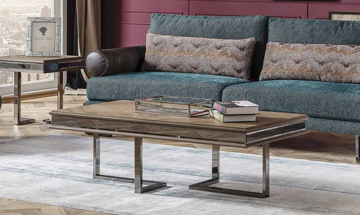 Voga Metal Ayaklı Orta Sehpa Orta Sehpa