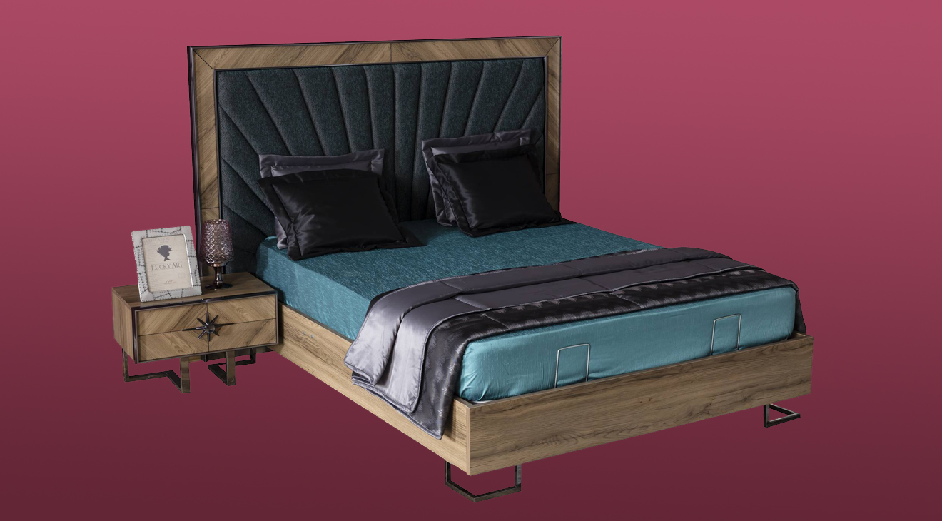 Voga Sürgü Kapaklı Yatak Odası Takımı Yatak Odası