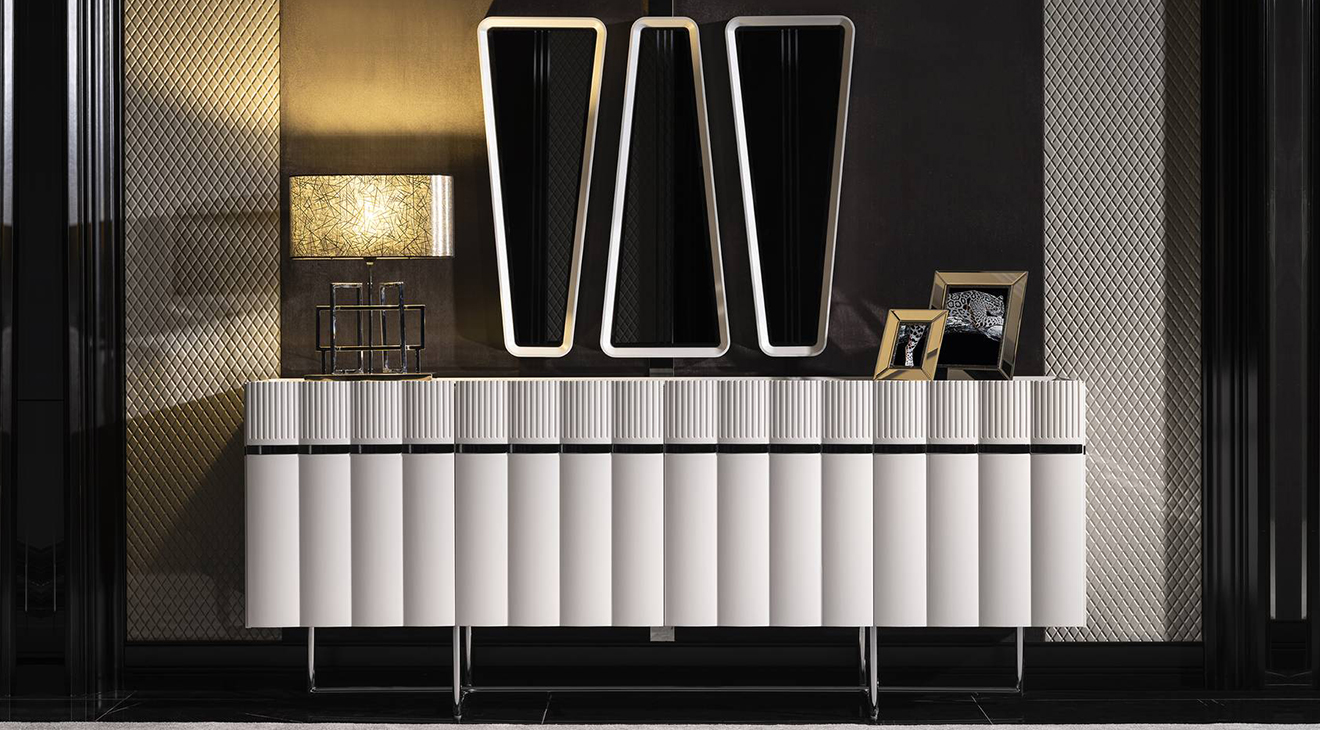 Aqua Metal Ayaklı Yemek Odası Takımı Yemek Odası