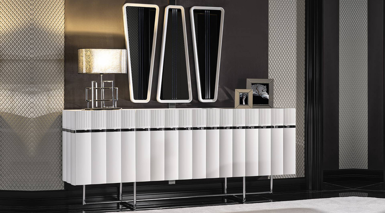 Aqua Metal Ayaklı Yemek Odası Takımı Yemek Odası