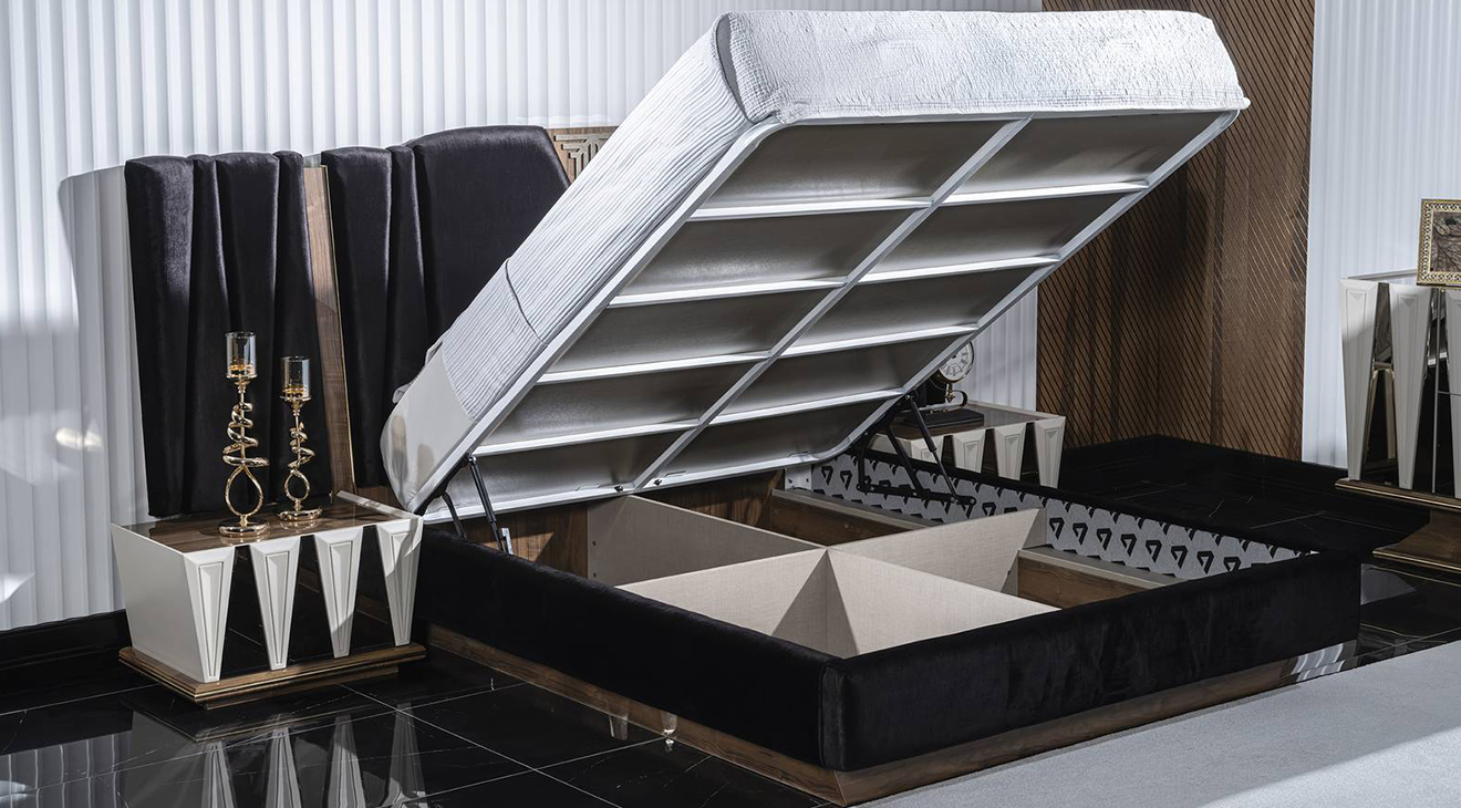 Tokyo Sürgü Kapaklı Yatak Odası Takımı Yatak Odası