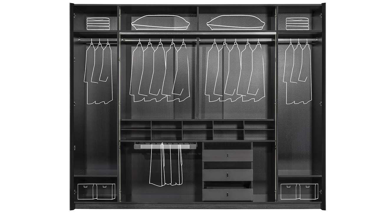 Lucca 6 Kapaklı Yatak Odası Takımı Yatak Odası