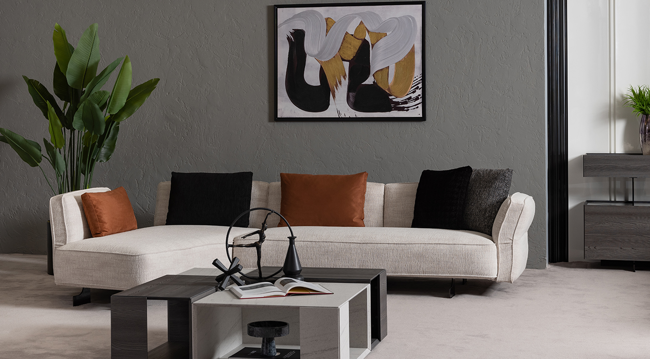 Monaco Modern Köşe Koltuk Takımı Modern Köşe Takımları