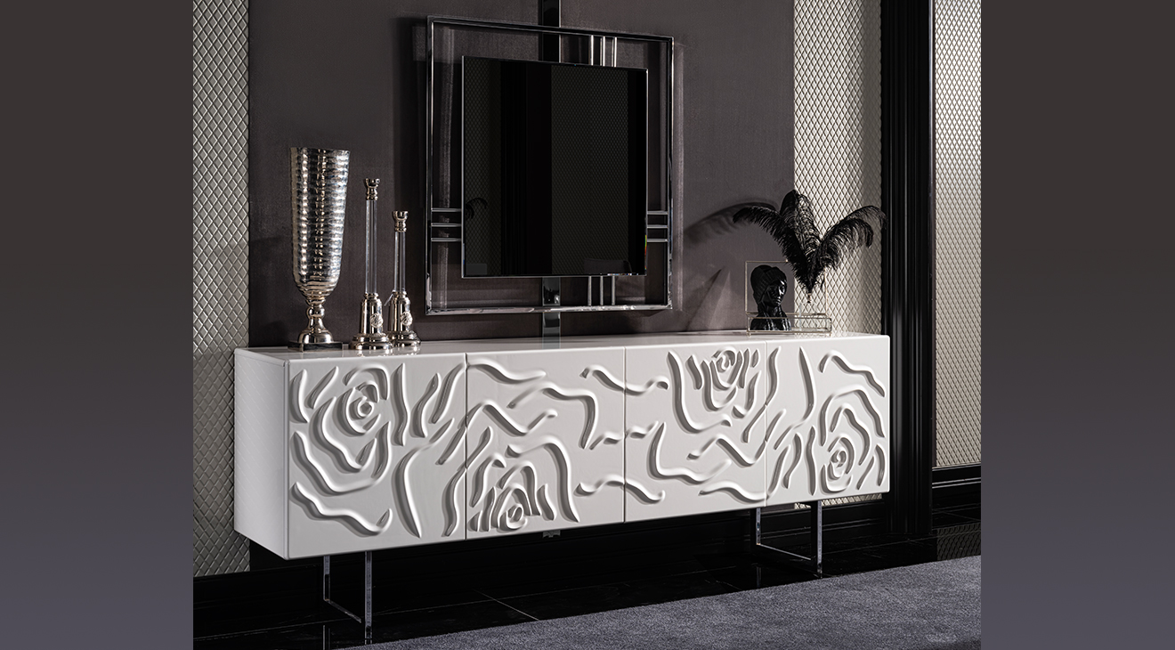 Parma Modern Metal Ayaklı Yemek Odası Takımı Yemek Odası