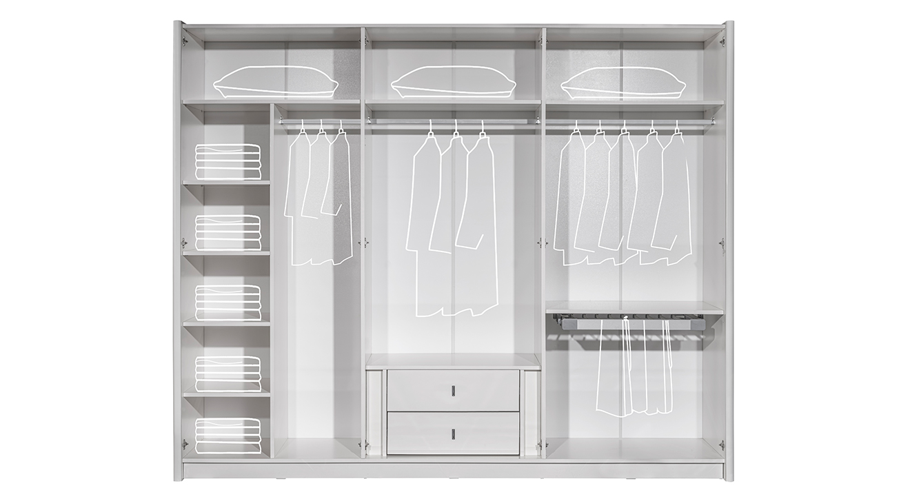 Parma 6 Kapaklı Yatak Odası Takımı Yatak Odası