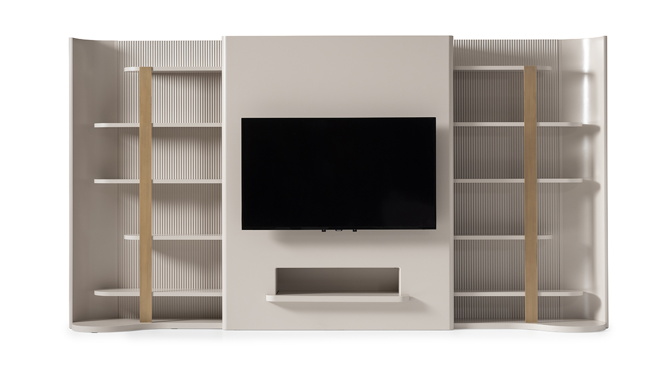 Porto Kitaplıklı Tv Ünitesi TV Ünitesi