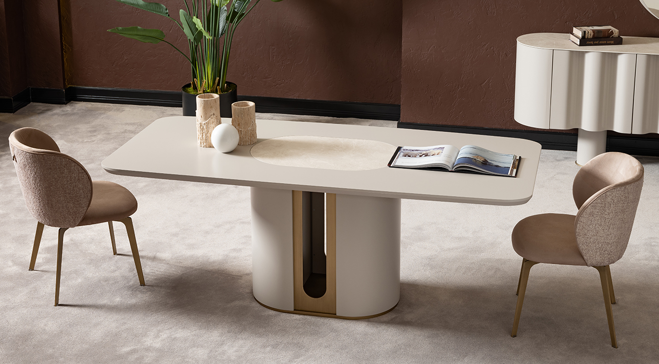 Porto Aytaşı Modern Yemek Odası Takımı Yemek Odası