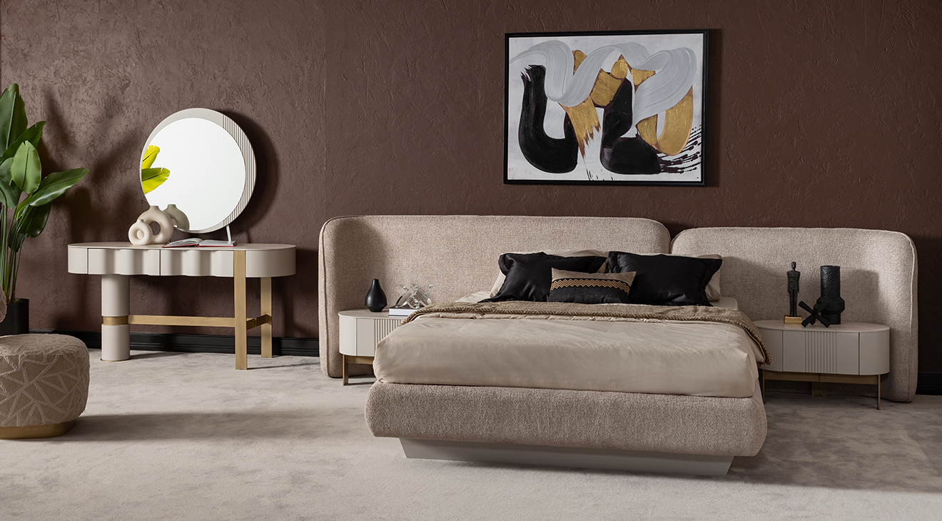 Porto 6 Kapaklı Yatak Odası Takımı Yatak Odası