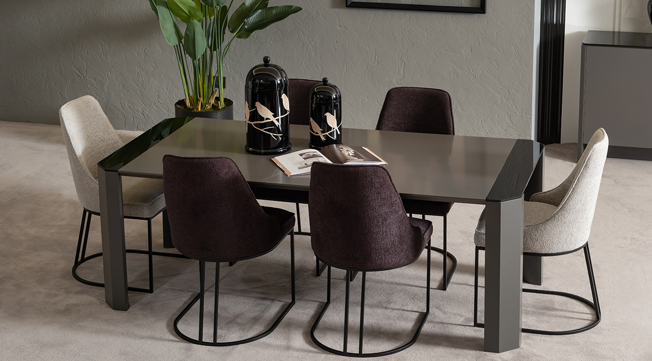 Prag Modern Yemek Odası Takımı Yemek Odası