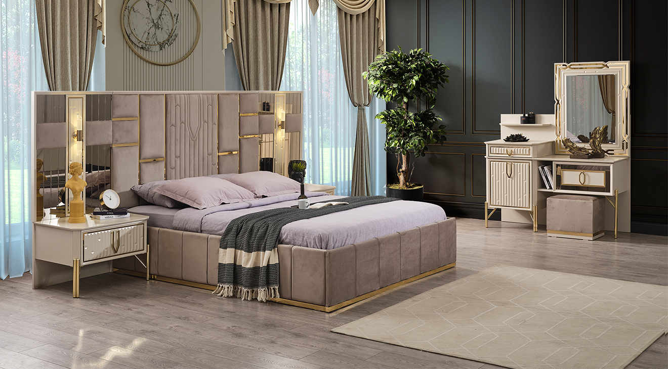 Bahar 6 Kapaklı Yatak Odası Takımı Yatak Odası