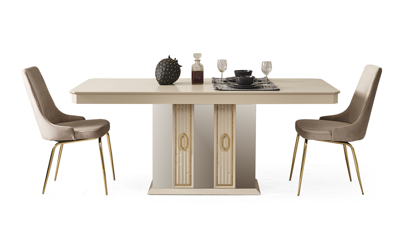 Bahar Gold Metal Ayaklı Yemek Odası Takımı Yemek Odası