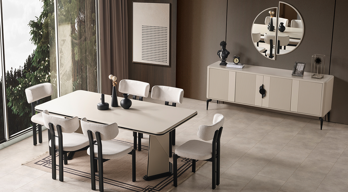Akya Modern Yemek Odası Takımı Yemek Odası