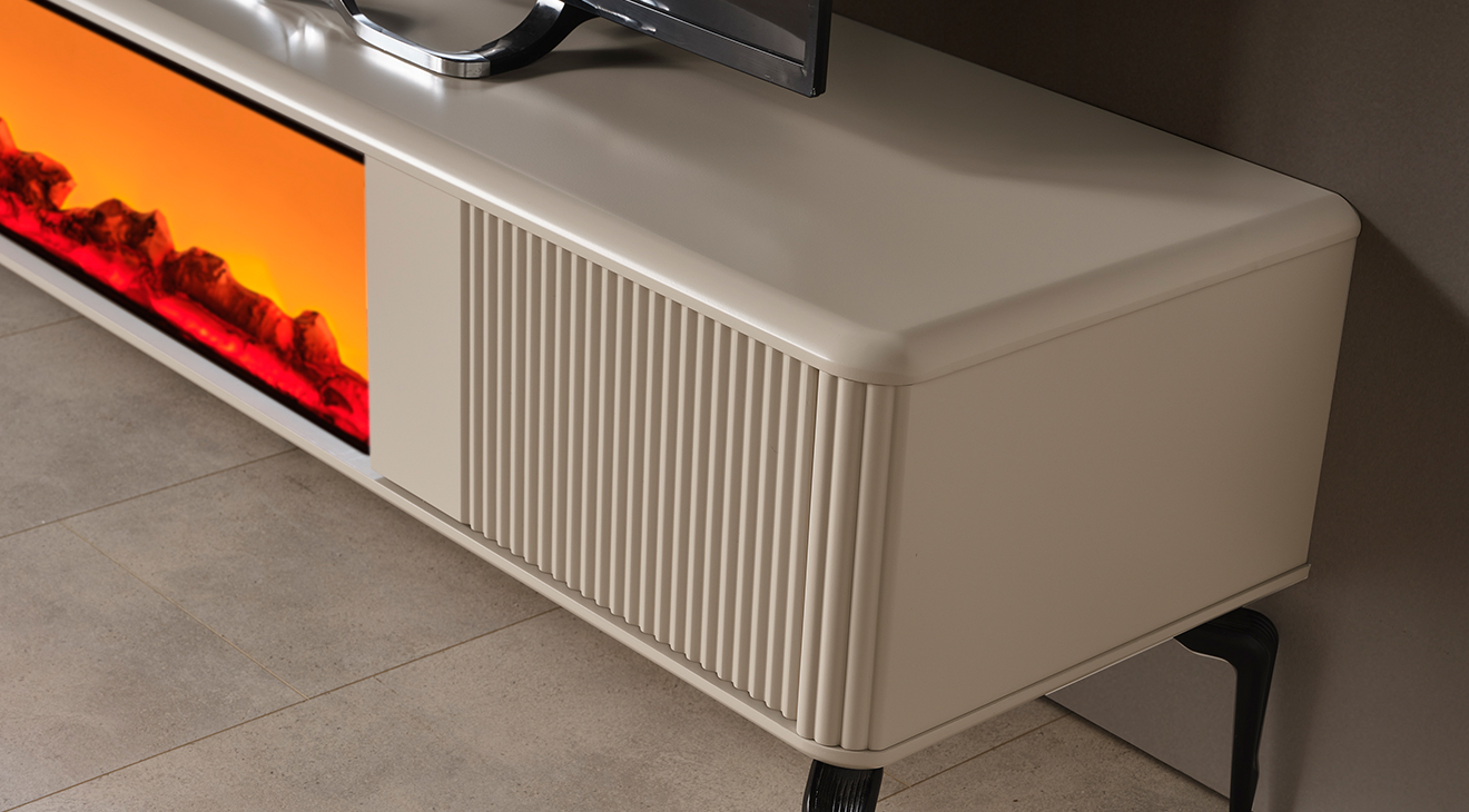 Akya Şömineli Tv Ünitesi TV Ünitesi