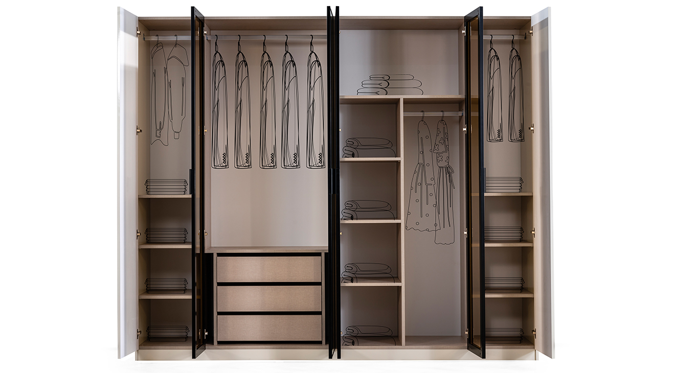 Arya 6 Kapaklı Modern Yatak Odası Takımı Yatak Odası