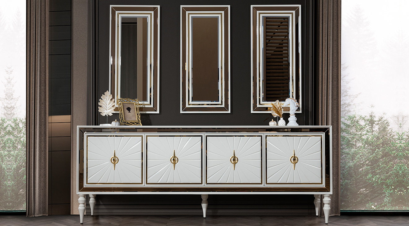 Arya Ahşap Ayaklı Yemek Odası Takımı Yemek Odası