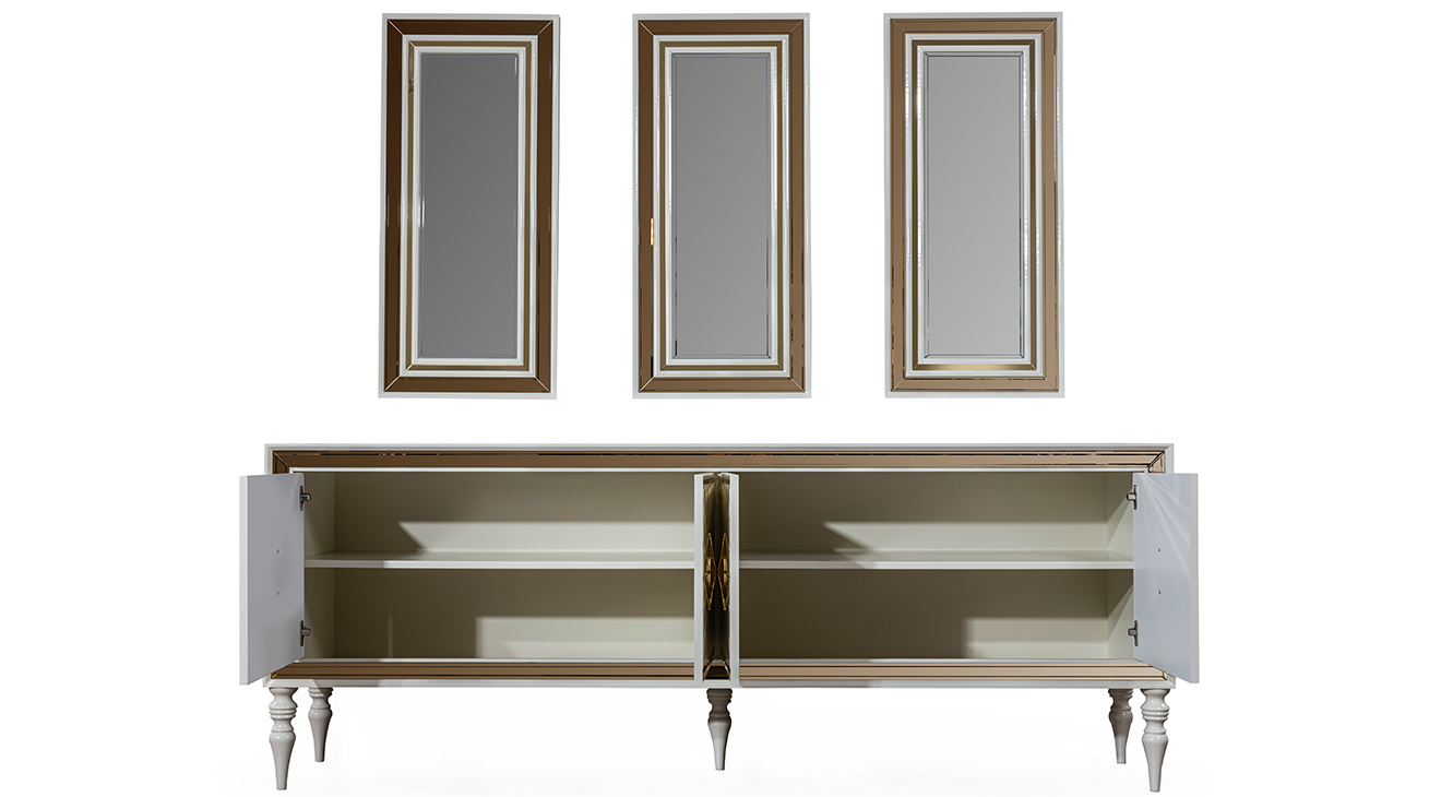 Arya Ahşap Ayaklı Yemek Odası Takımı Yemek Odası