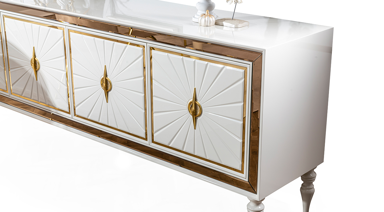 Arya Ahşap Ayaklı Yemek Odası Takımı Yemek Odası